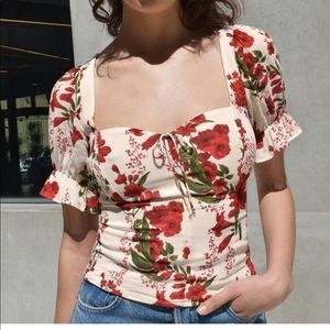 *SOLD* BNWT REFORMATION DELEVAN TOP